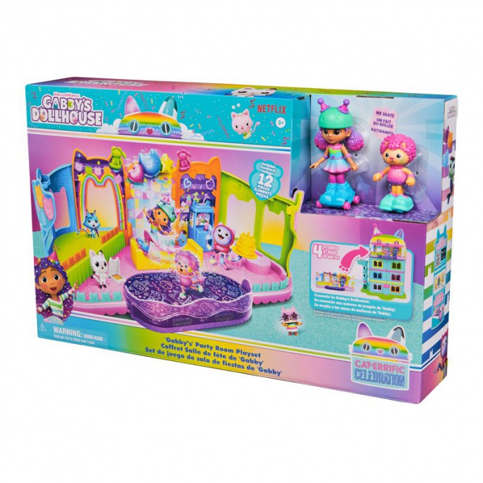 Комплект за игра Gabby's Dollhouse с кънки