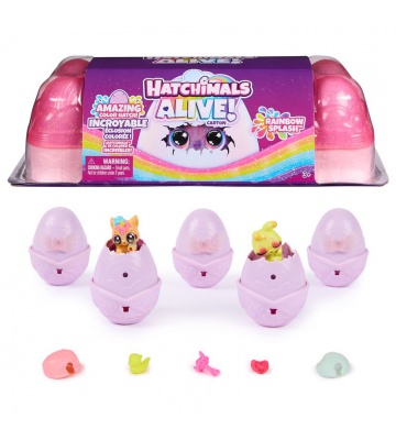 Hatchimals Alive люпящи се животинки във вода картон