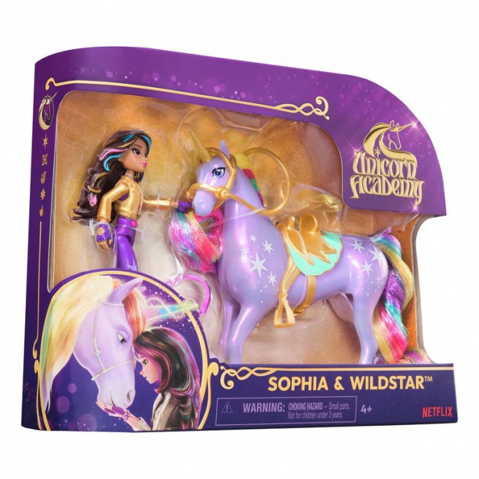 Фигурки от Академия за еднорози Sophia и Wildstar 11 см