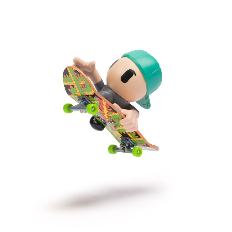 Tech Deck SK8 Crew fingerboard с фигурка зелена шапка с козирка