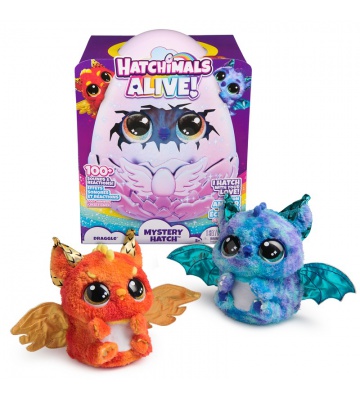 Hatchimals люпещо се интерактивно животинче дракон