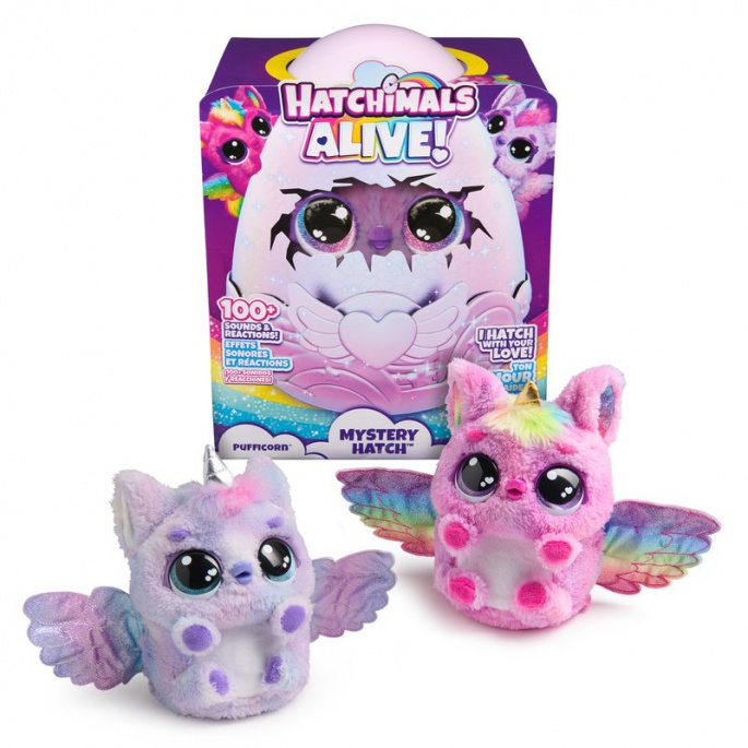 Hatchimals люпещо се интерактивно животинче еднорог