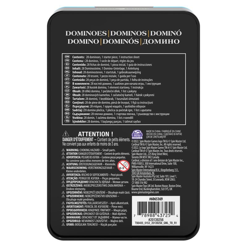 Spin Master Games домино в метална кутия