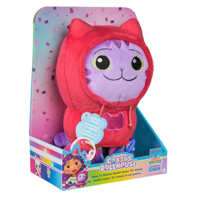 Gabby's Dollhouse DJ Catnip плюшена играчка с функции