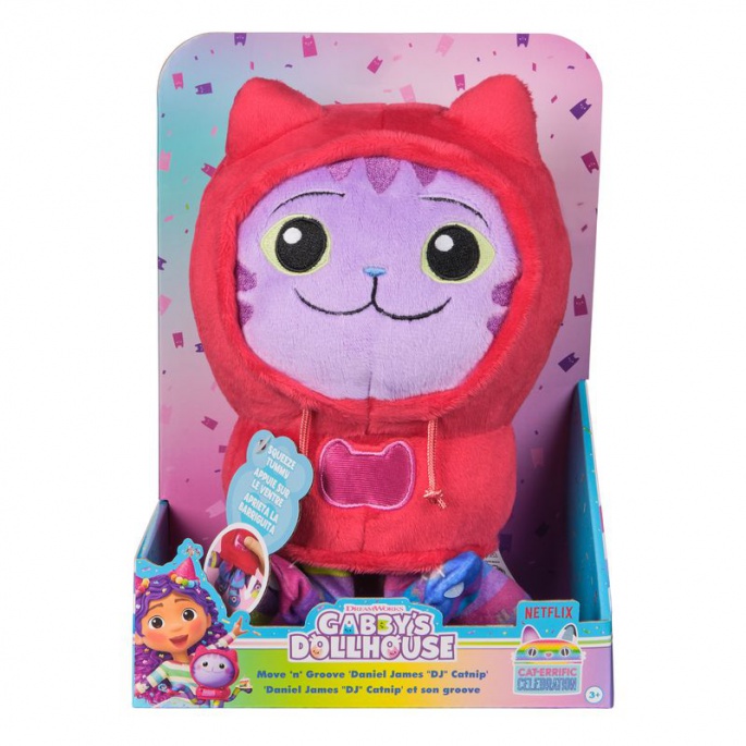 Gabby's Dollhouse DJ Catnip плюшена играчка с функции