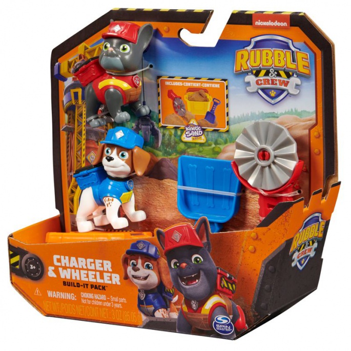 Фигурки Charger и Wheeler с аксесоари от Rubble & Crew
