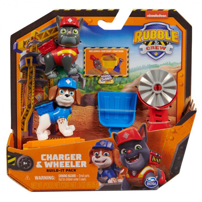 Фигурки Charger и Wheeler с аксесоари от Rubble & Crew