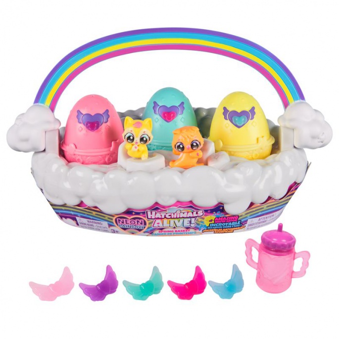 Hatchimals Облачето с неоновата дъга мулти пакет