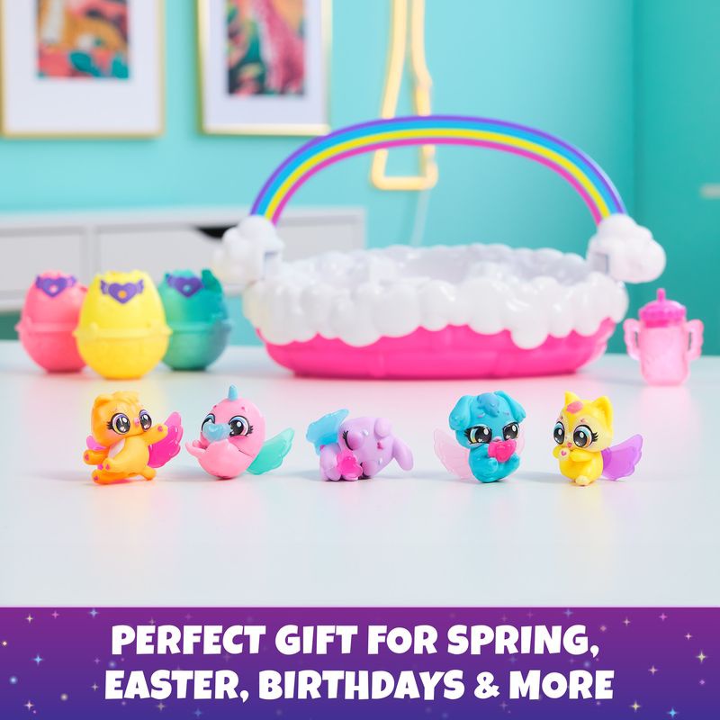 Hatchimals Облачето с неоновата дъга мулти пакет