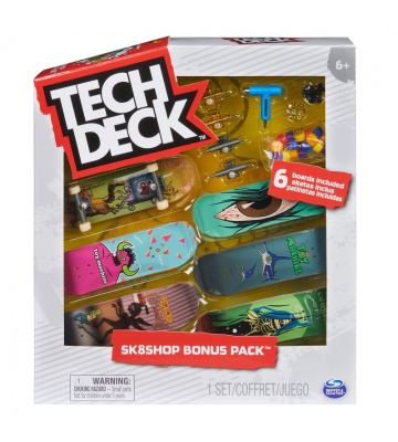 Tech Deck фингърборд 6бр с аксесоари