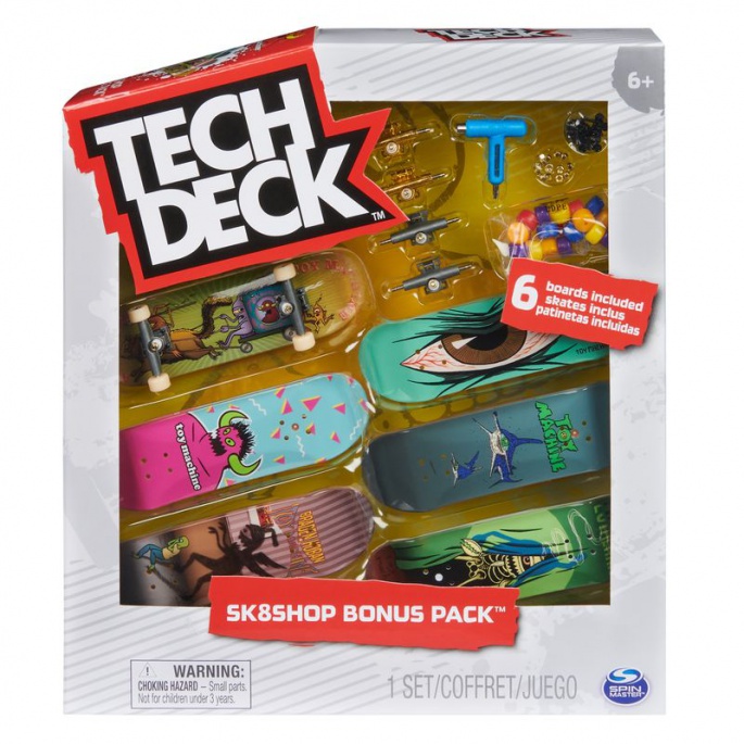 Tech Deck фингърборд 6бр с аксесоари
