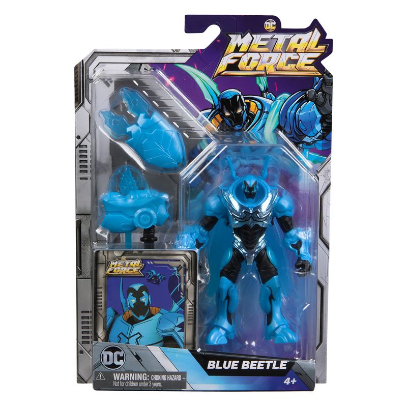 DC Metal Force екшън фигура Blue Beetle 10 cm