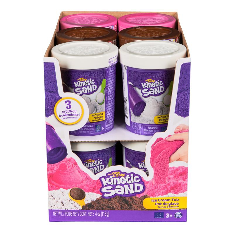 Kinetic Sand кафява сладоледена тръбичка