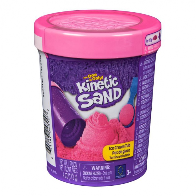 Kinetic Sand розова сладолед в туба