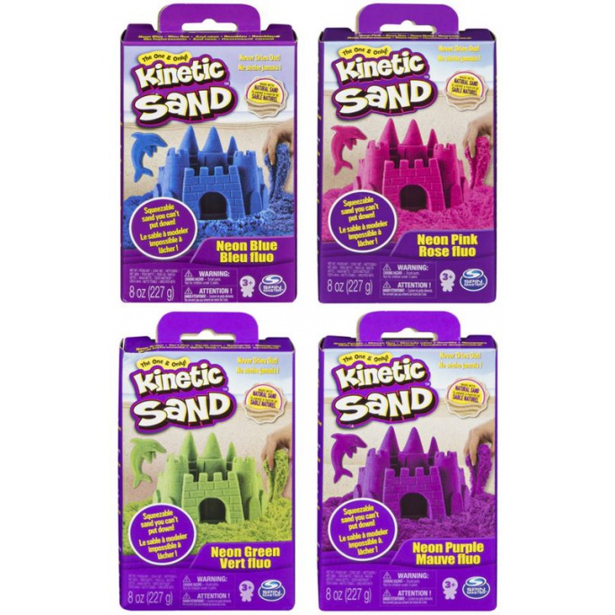 Kinetic Sand неонов виолетов пясък