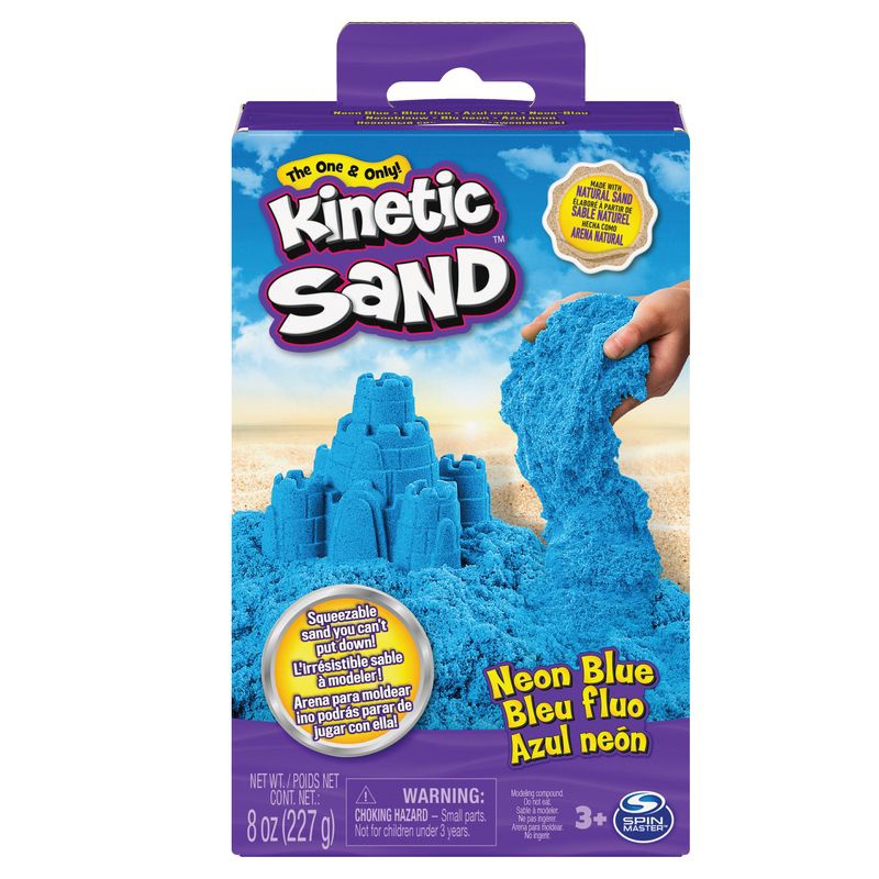 Kinetic Sand неоново син пясък