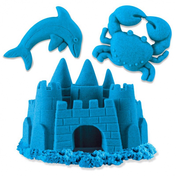 Kinetic Sand неоново син пясък