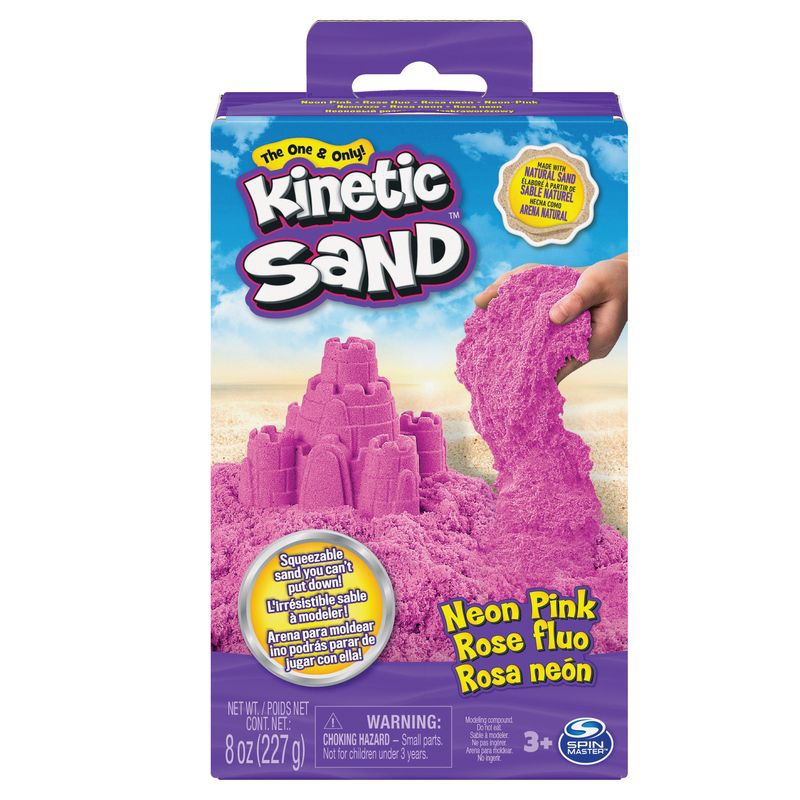 Kinetic Sand неоново розов пясък