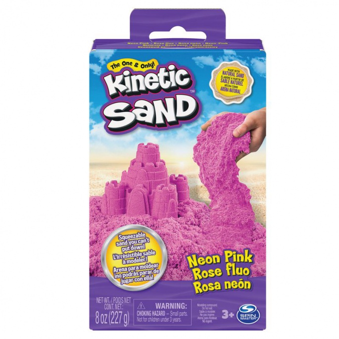 Kinetic Sand неоново розов пясък
