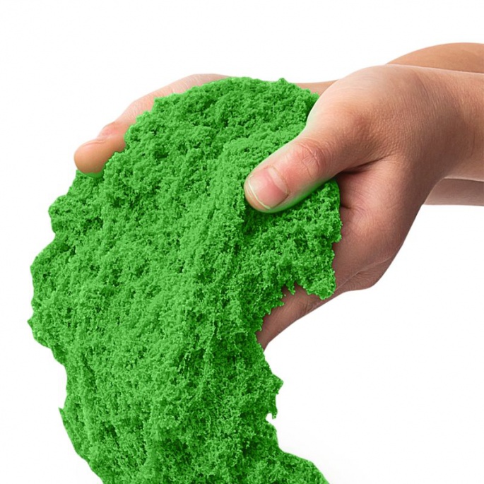 Kinetic Sand неоновозелен пясък