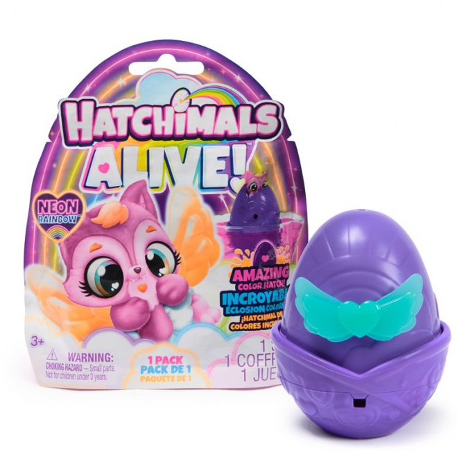 Hatchimals Неонова дъга единична опаковка