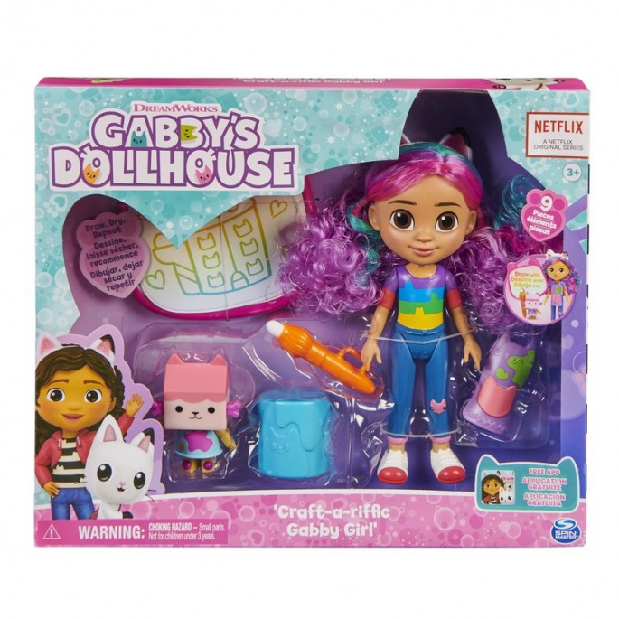 Gabby's Dollhouse вълшебната къща на Габи с кукла - творчески комплект
