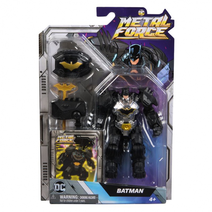 DC Metal Force екшън фигурка Батман 10 см