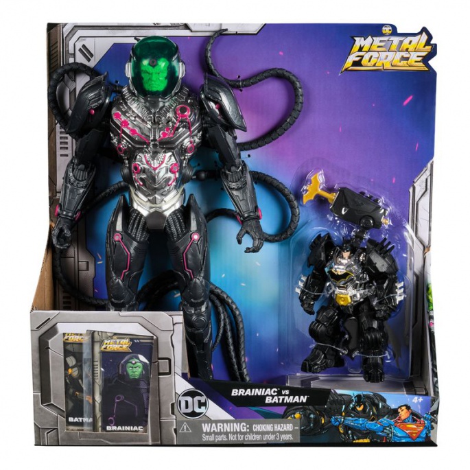 DC Metal Force екшън фигура Брейниак 30 см