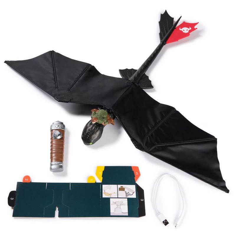 Как да си дресираш дракон голям RC летящ Беззъб