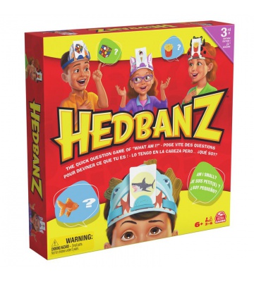 Spin Master Games парти игра с въпроси Hedbanz 2025
