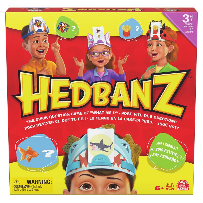 Spin Master Games парти игра с въпроси Hedbanz 2025