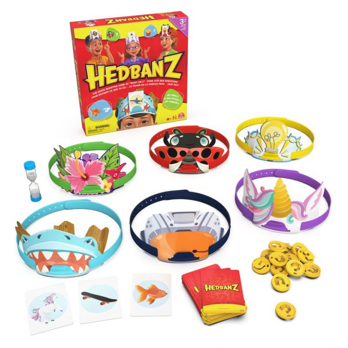 Spin Master Games парти игра с въпроси Hedbanz 2025