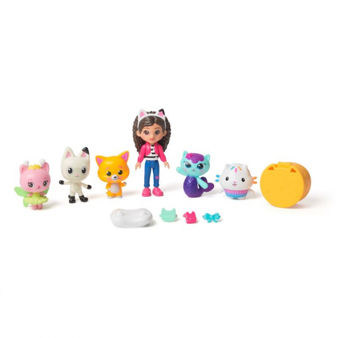 Gabby’s Dollhouse: Многофункционален комплект с фигурки от филма