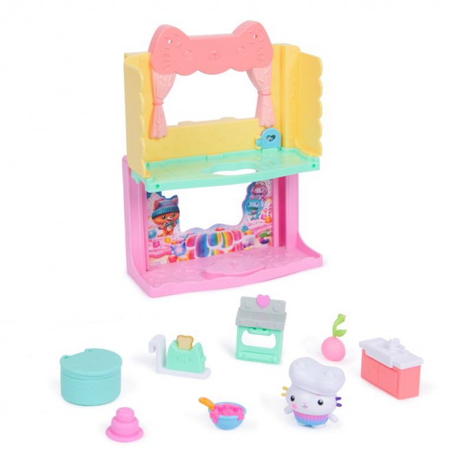 Филмовата кухня на Gabby’s Dollhouse: кухня към голямата къща