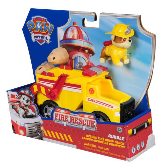 Пес патрул Fire Rescue автомобил на Ръбъл