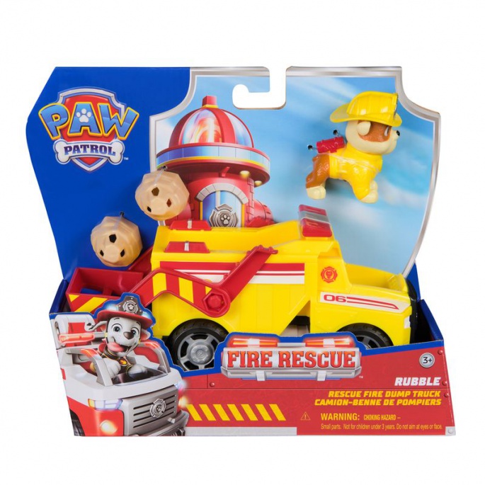 Пес патрул Fire Rescue автомобил на Ръбъл