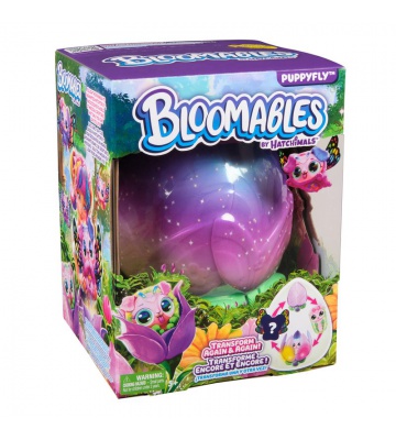 Пъпка с изненада кученца Hatchimals Bloomables