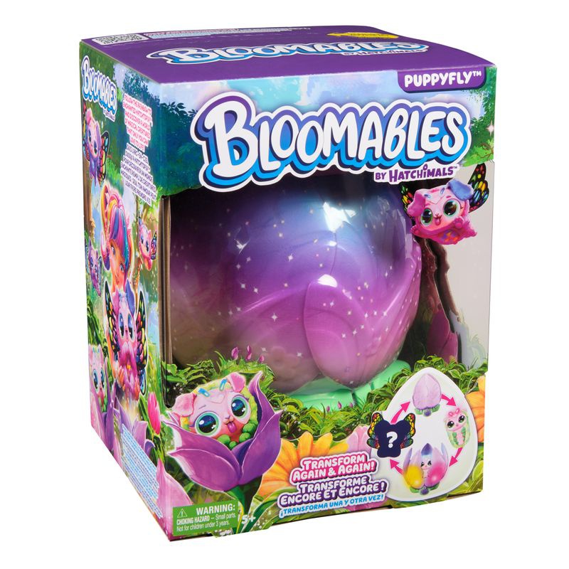 Пъпка с изненада кученца Hatchimals Bloomables