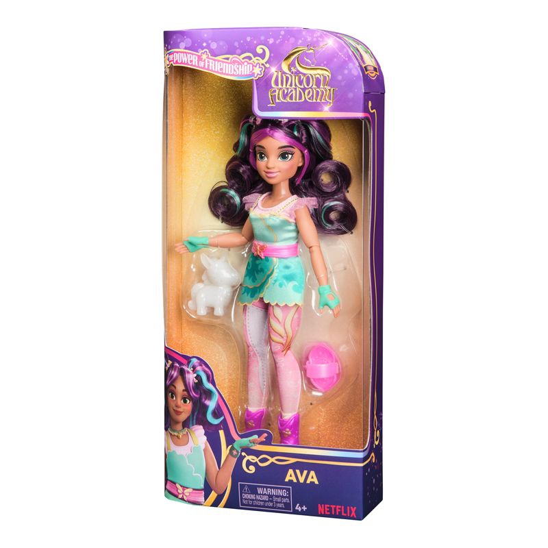 Кукла Ava с малко еднорог от Unicorn Academy 24 см