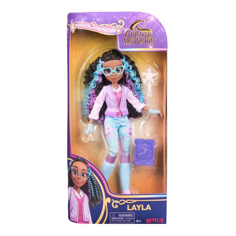 Кукла Лайла от Unicorn Academy с книга, 24 см