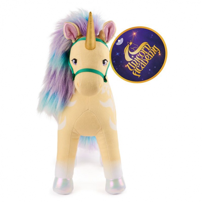 Unicorn Academy плюшено еднорогче Leaf 38 см