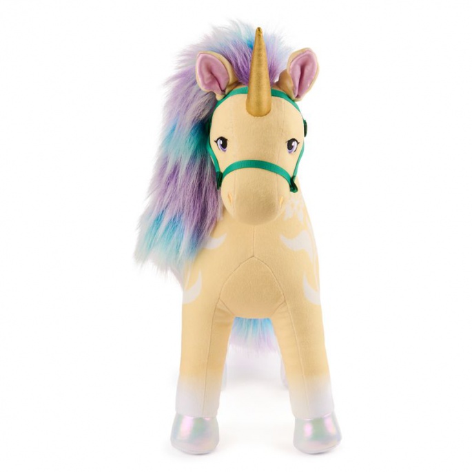 Unicorn Academy плюшено еднорогче Leaf 38 см