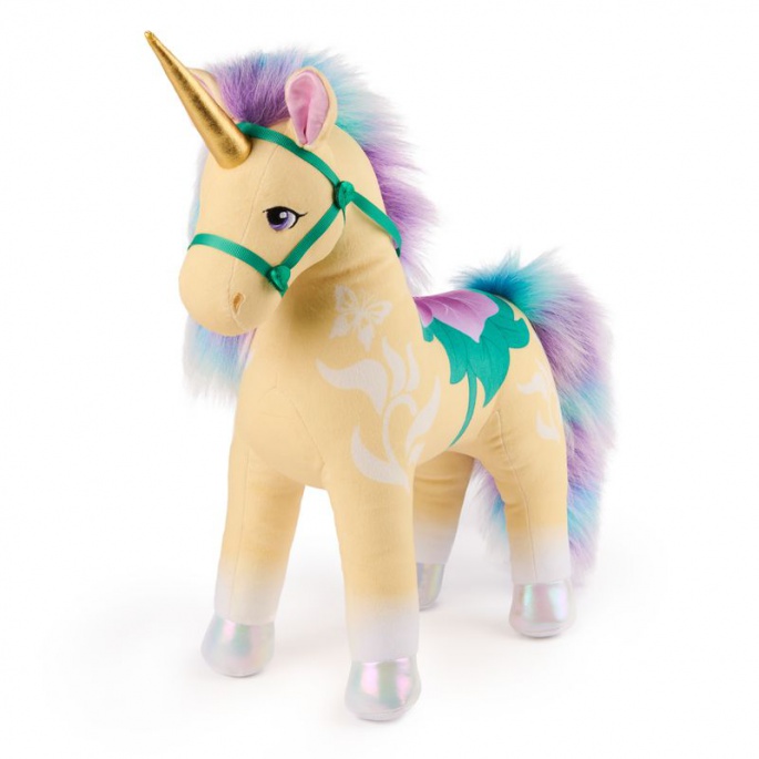 Unicorn Academy плюшено еднорогче Leaf 38 см