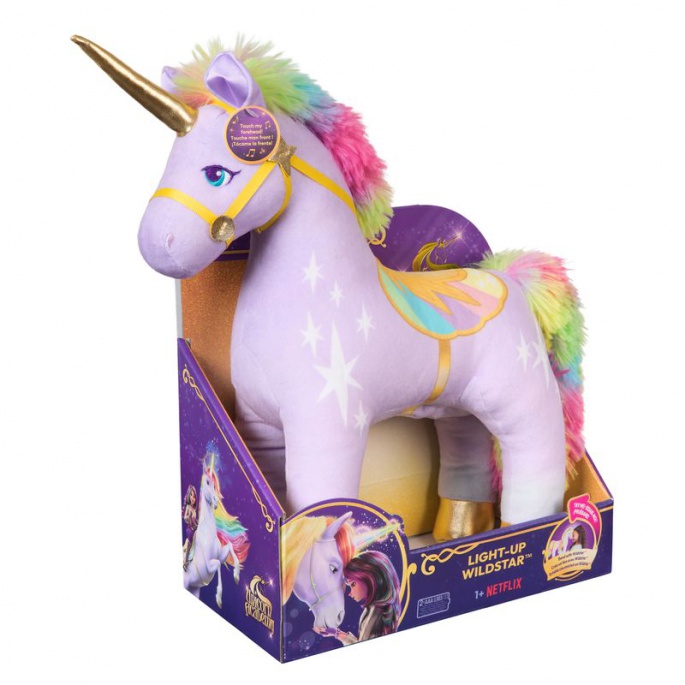 Unicorn Academy плюшено еднорогче Wildstar със звуци 38 см