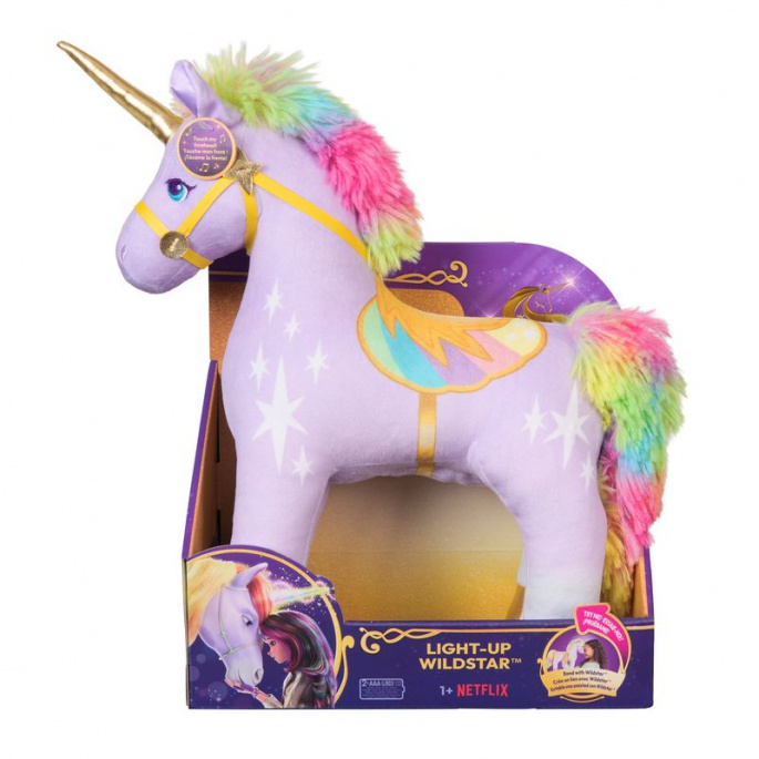 Unicorn Academy плюшено еднорогче Wildstar със звуци 38 см