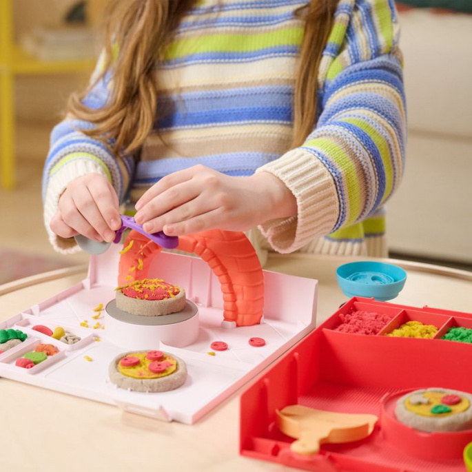 Kinetic Sand производство на пица