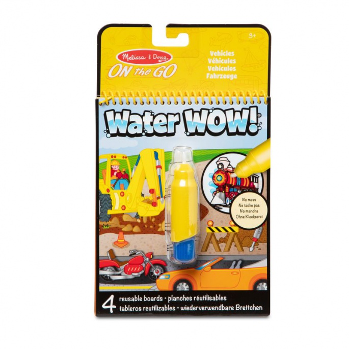 Melissa & Doug Water WOW kouzlení vodou vozidla