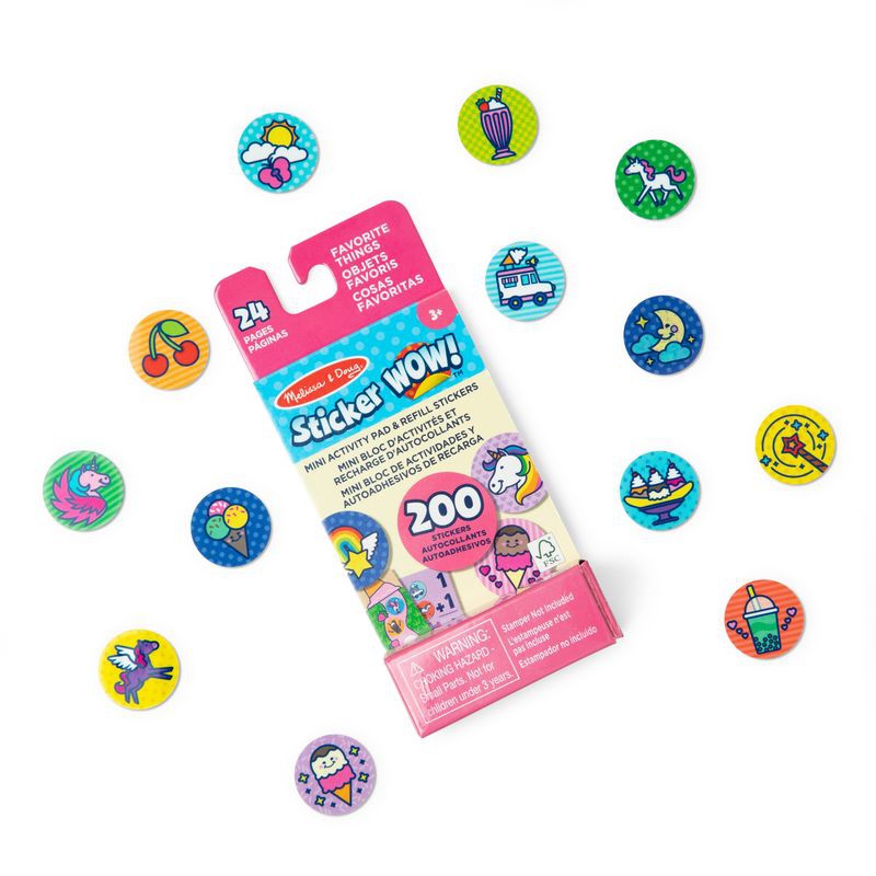 Melissa & Doug Sticker WOW комплект стикери Любими Предмети