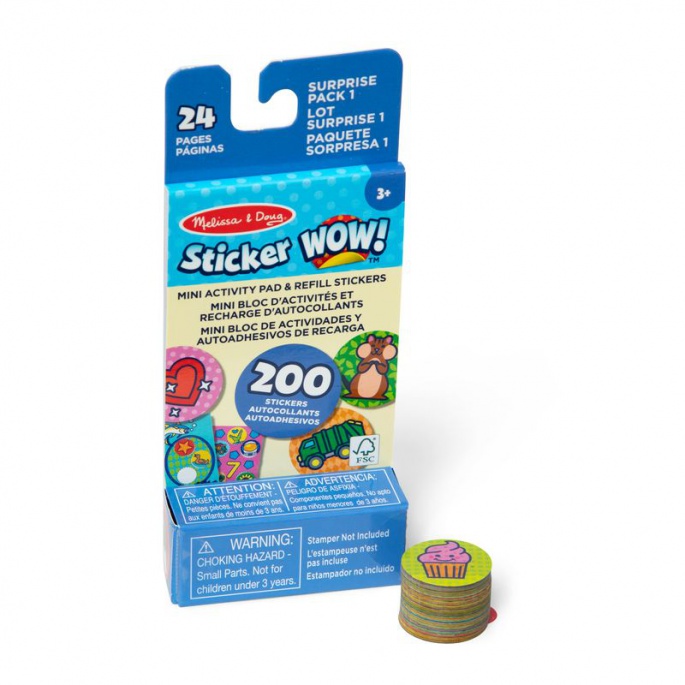 Melissa & Doug Sticker WOW náplně samolepek tuba plná překvapení