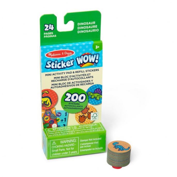 Melissa & Doug Sticker WOW náplně samolepek dinosauři